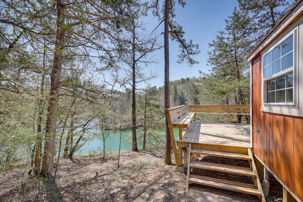 Cliffside Eureka Springs Cabin With Beaver Lake View Bagian luar foto